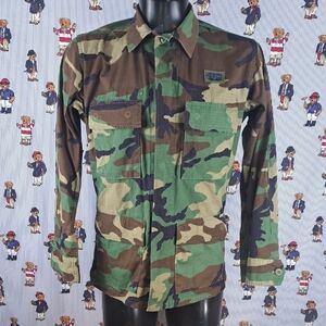 Air Force cold hot weather woodland camouflage Sm reg fit field combat jacket